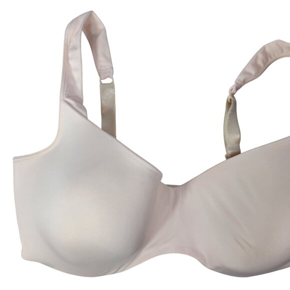 Bali Full Coverage Bra Tan Pink 42DD Seamless Adj Wide Strap Underwire 3710 READ - Picture 2 of 10